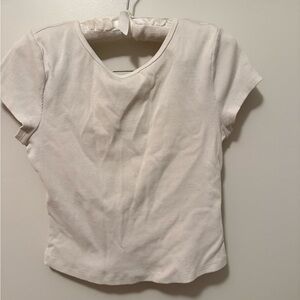 UpWest Cream Short Sleeve Tee